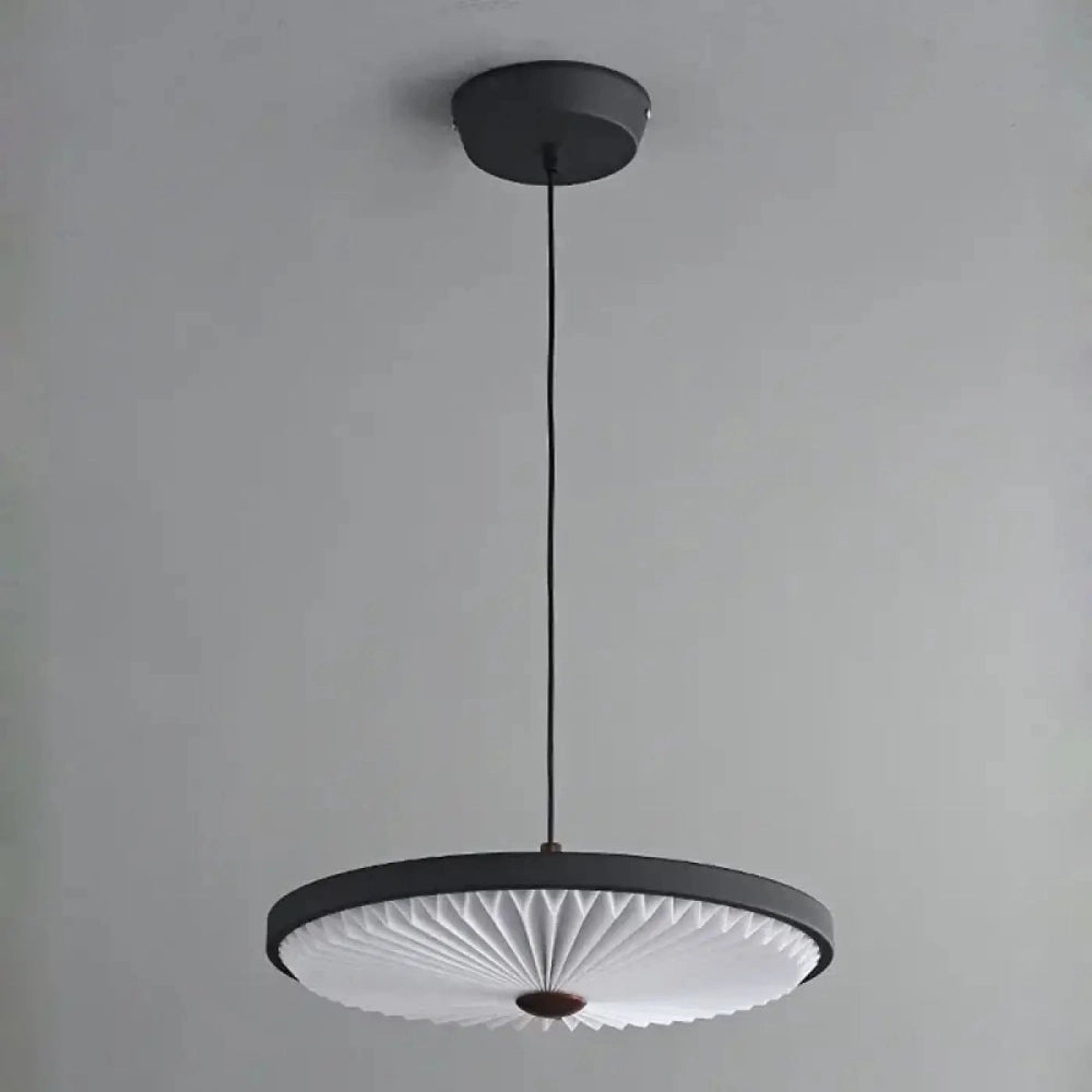 Lustre Salon Plateau Papier Plisse Zen