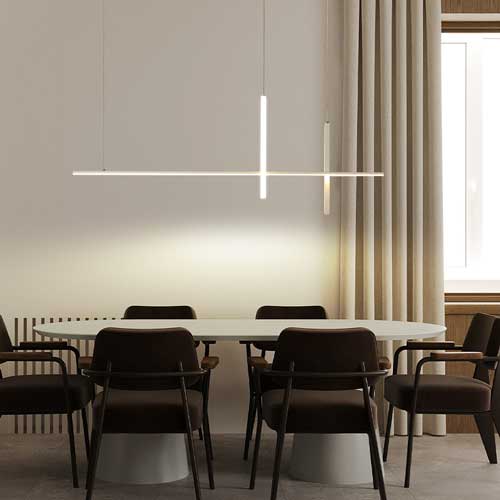 Luminaire suspendu minimaliste moderne design épuré tendance chic