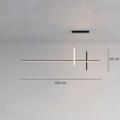 Luminaire moderne suspendu minimaliste éclairage épuré design sophistiqué