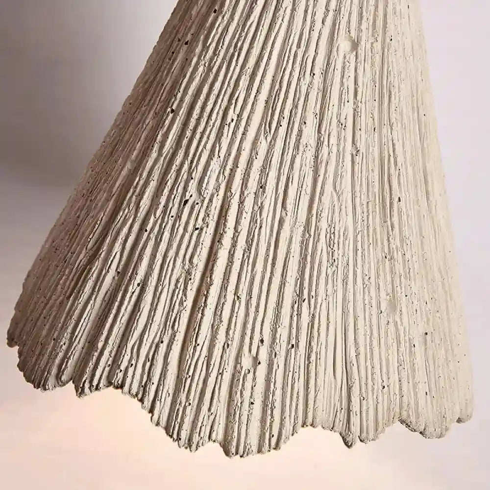 Lustre Suspension Cone Texture Mineral Bois