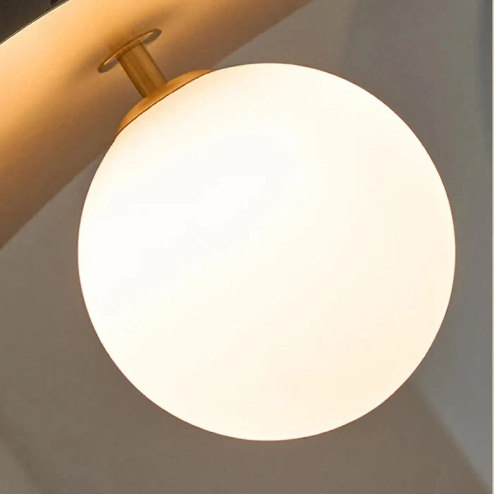 Lustre Suspension Disque Metal Noir Laiton