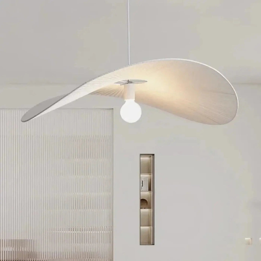 Lustre Suspension Rotin Ondule Naturel