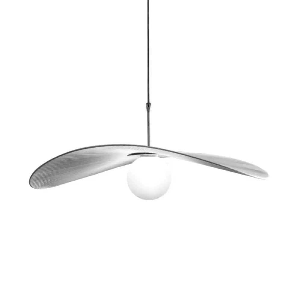 Lustre Tissu Chapeau Plisse Blanc Japonais