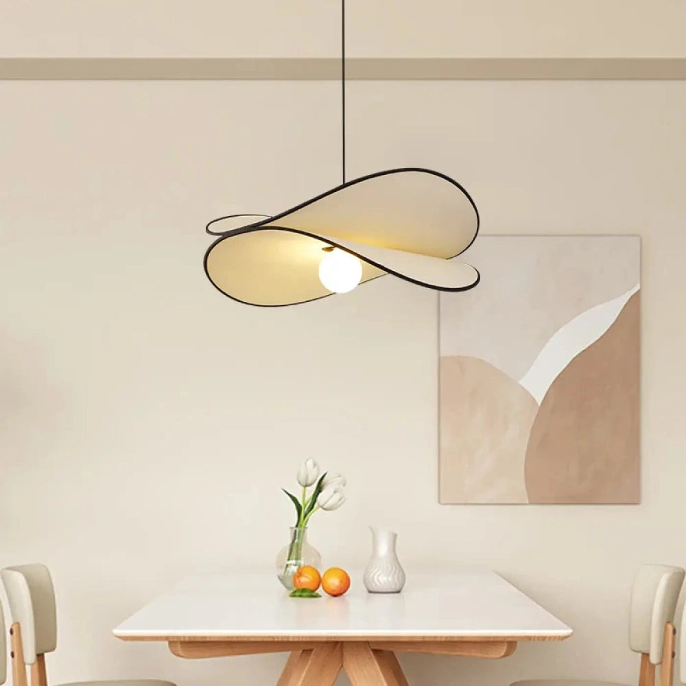 Lustre Tissu Organique Blanc Infini Design