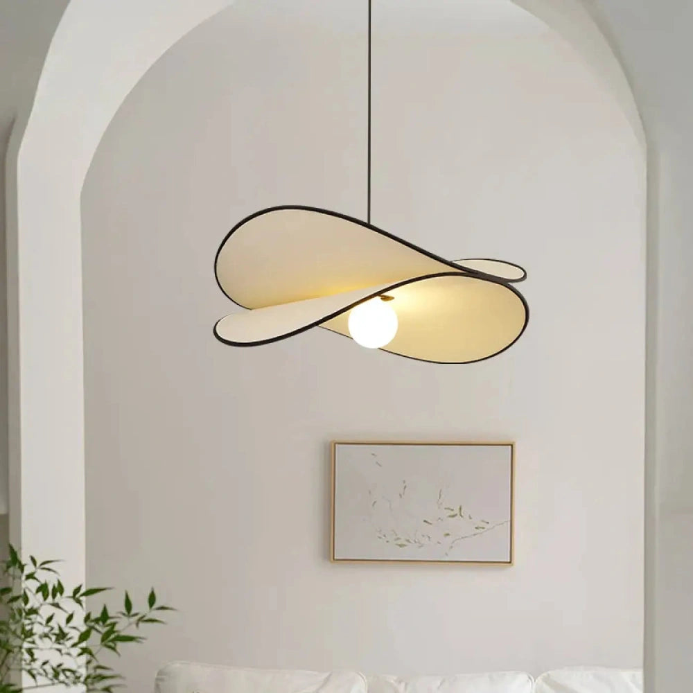Lustre Tissu Organique Blanc Infini Design
