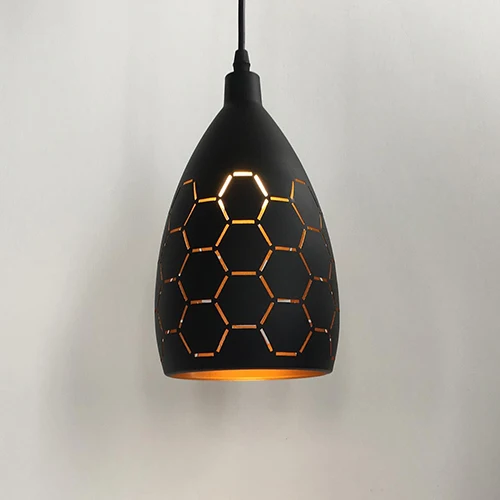 Lustre ampoule industriel suspension vintage métal authentique