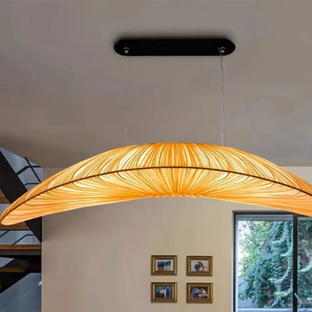 Lustre Voile Tissu Ovale Ivoire Naturel
