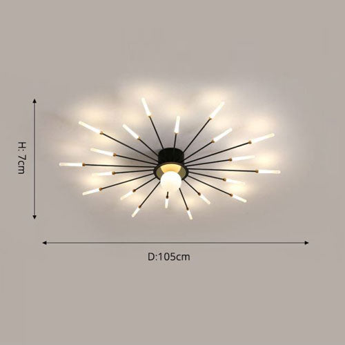 Luminaire moderne plafonnier boule LED éclairage design contemporain