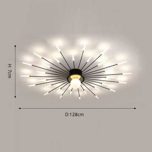 Plafonnier LED moderne boule éclairage design contemporain élégant