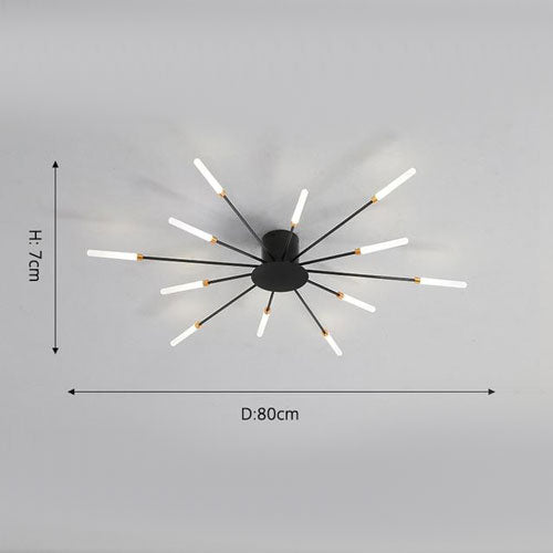 Plafonnier contemporain moderne LED éclairage design salon sophistiqué