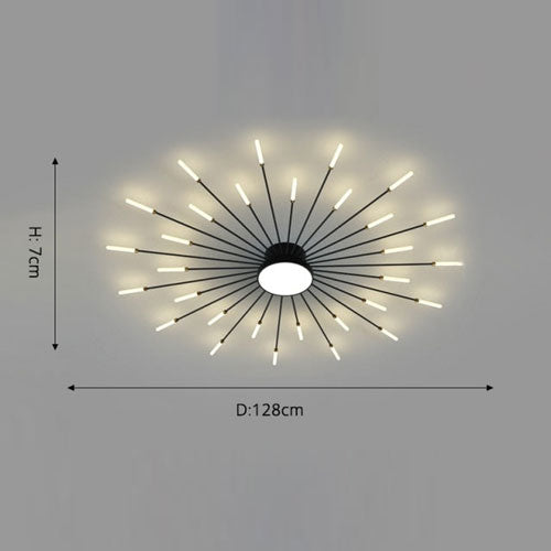 Lustre design moderne LED salon éclairage contemporain élégant chic