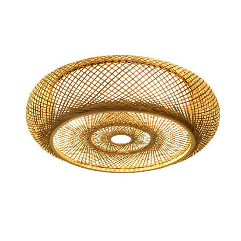 Plafonnier Rond Bambou