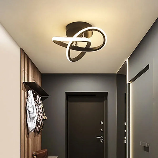 Plafonniers LED Anneaux Croisés