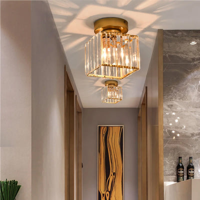 Luminaire disign Industriel Vintage Verre or