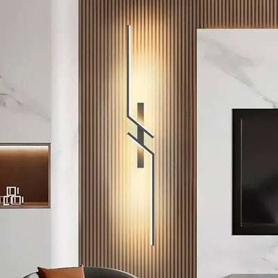Éclairage mural LED minimaliste salon