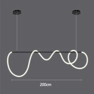 Lustre Salon LED Serpent