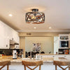 Ambiance cosy avec un plafonnier scandinave industriel