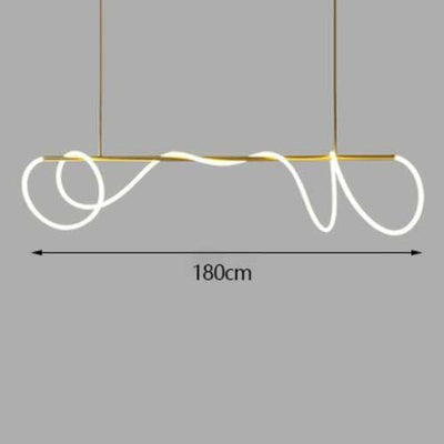 Lustre Salon LED Serpent