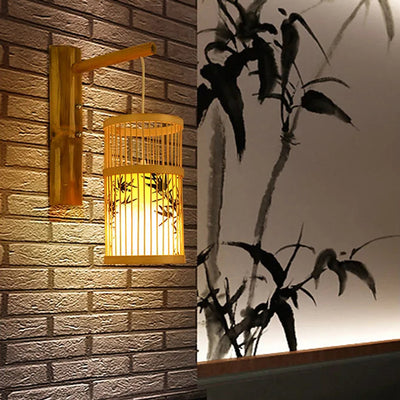 Applique Murale Bambou Suspendue