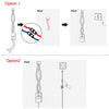 Aplique de pared doble moderno