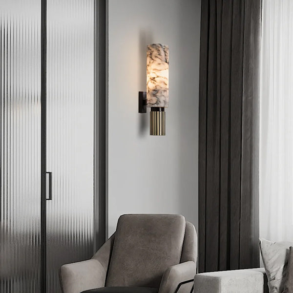 Appliqure murale moderne en marbre