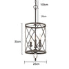 Lustre Industriel Chandelier