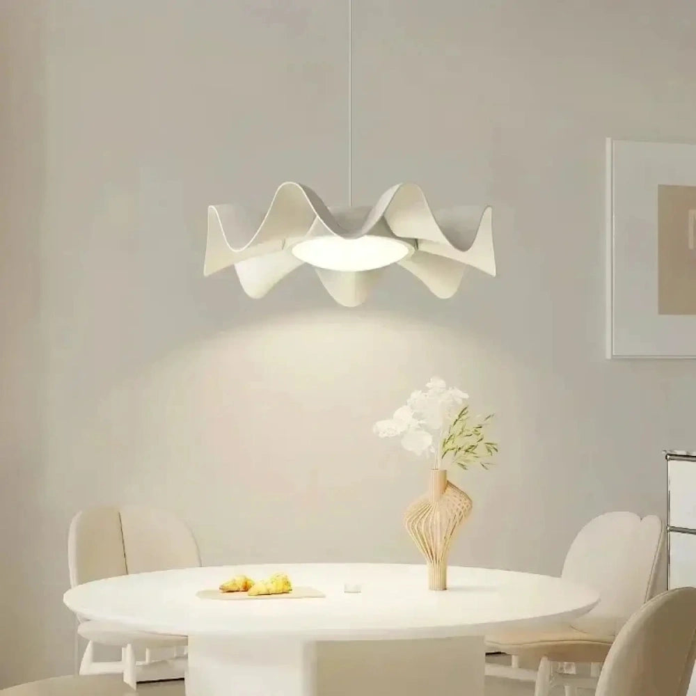 Lustre Metal Coquille Onde Dore Design