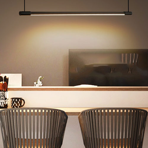 Lustre Salon Moderne Barre Suspendue led