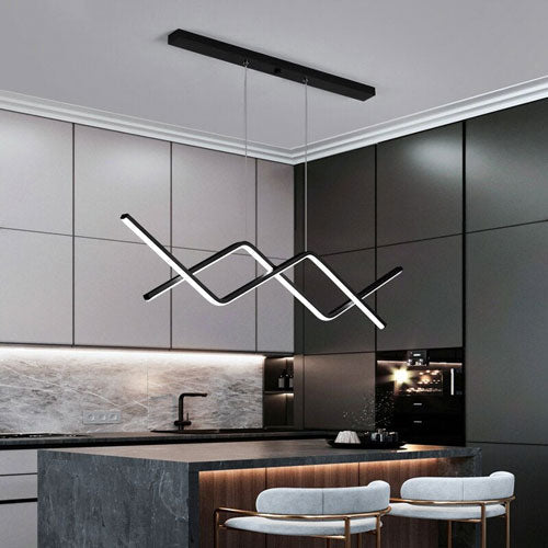 Lustre Salon Moderne Suspendu à LED