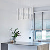 Lustre Salon Moderne design tube rond