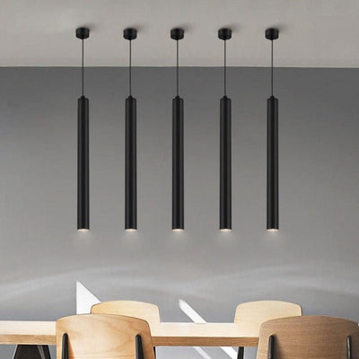 Lustre Salon Moderne tube lumineux