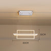 Lustre Rectangle Moderne LED