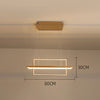 Lustre Rectangle Moderne LED