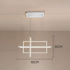 Lustre Rectangle Moderne LED