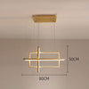 Lustre Rectangle Moderne LED