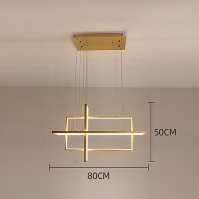 Lustre Rectangle Moderne LED