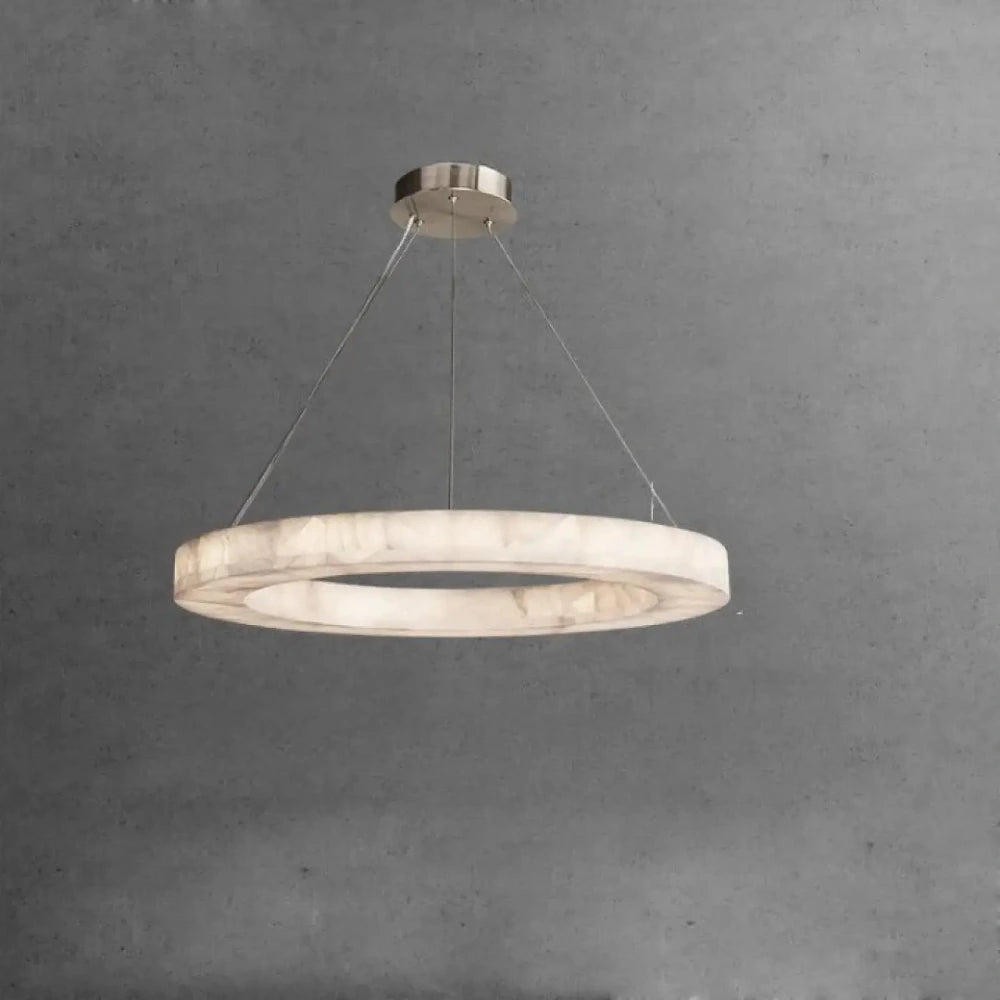 Lustre Salon Albatre Led Anneau Prestige