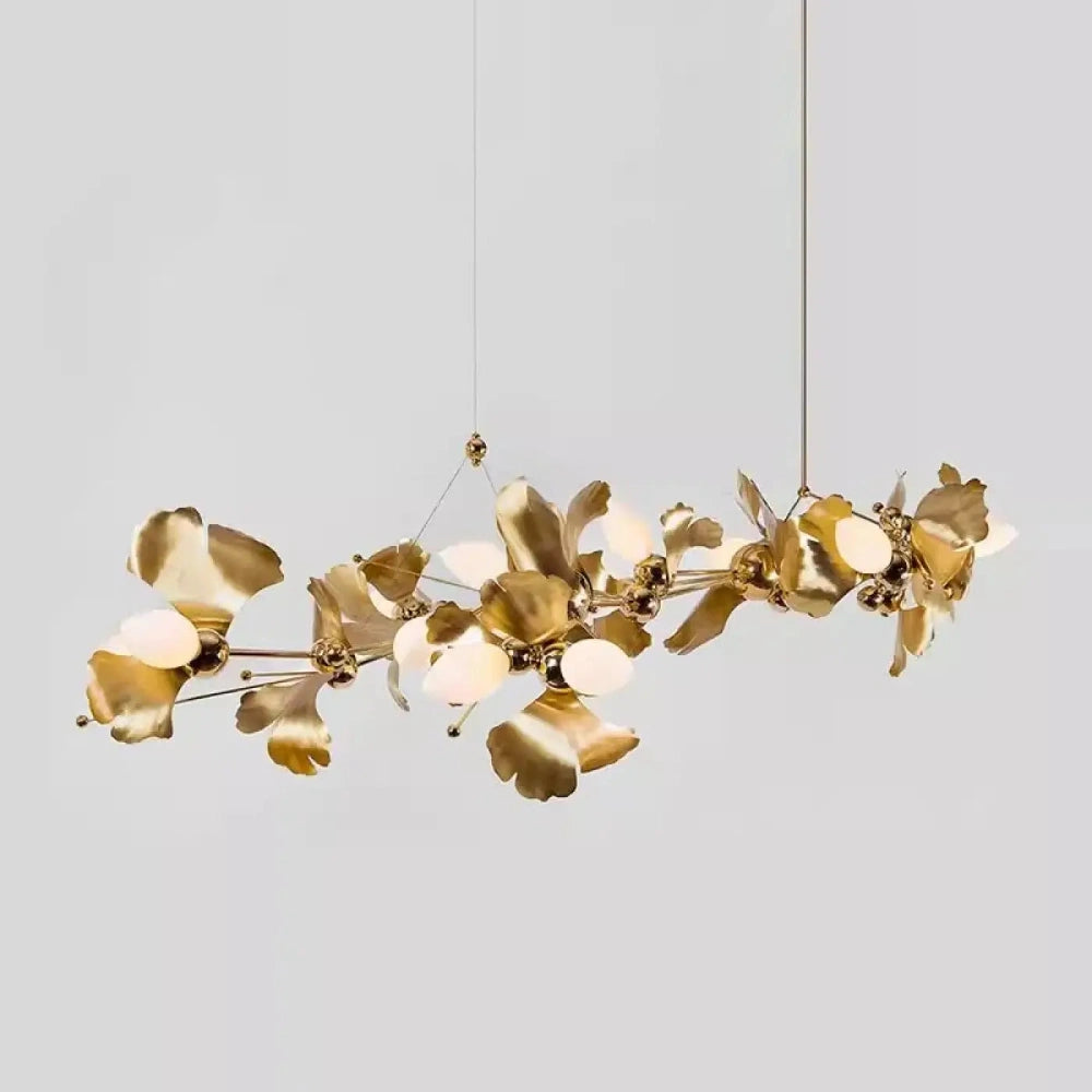 Lustre Salon Ginkgo Dore Branches Design