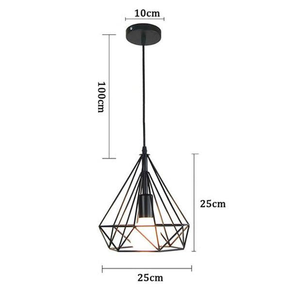 Lustre Salon Industriel Retro