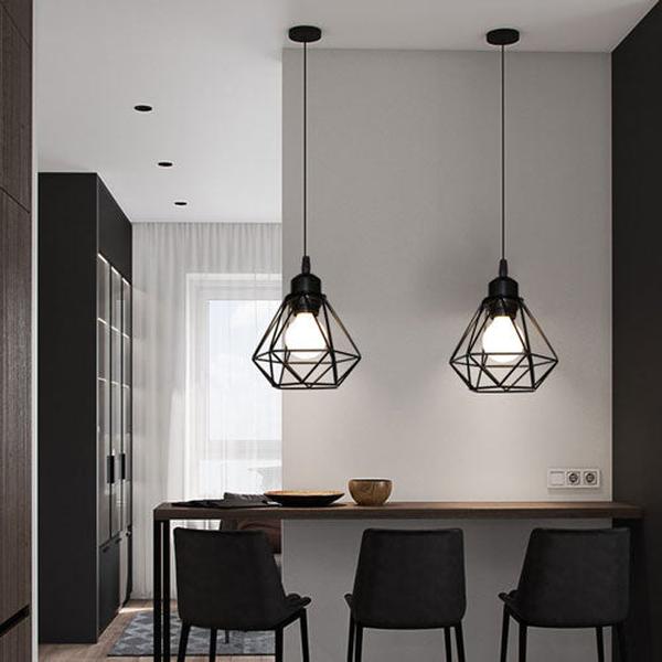 Lustre Salon Industriel Retro