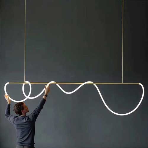 lustre contemporain led épuré