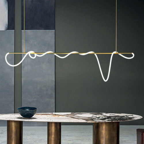 Lustre salon moderne contemporain à LEd