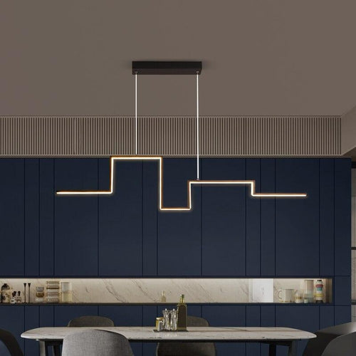 Lustre Salon Moderne Barre LED