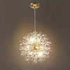 Lustre Salon Moderne fleur scintillante