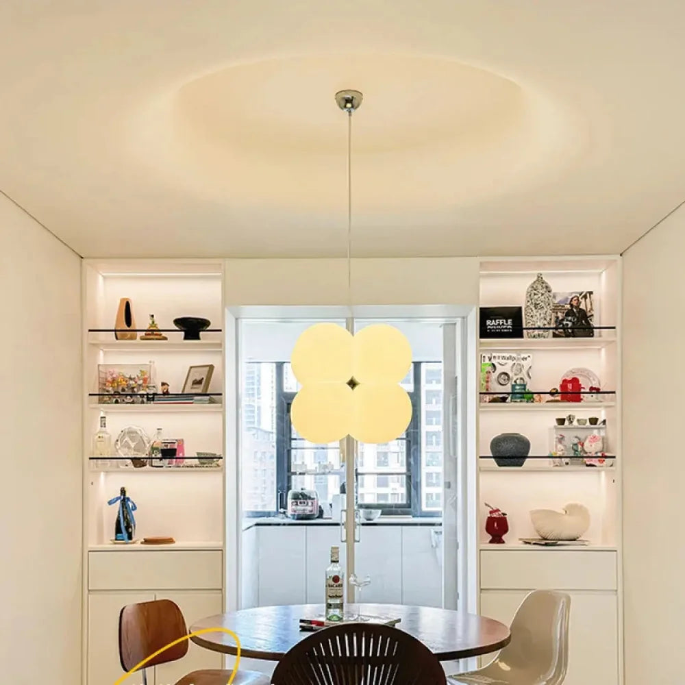 Lustre Salon Nuage Bulles Blanc Moderne