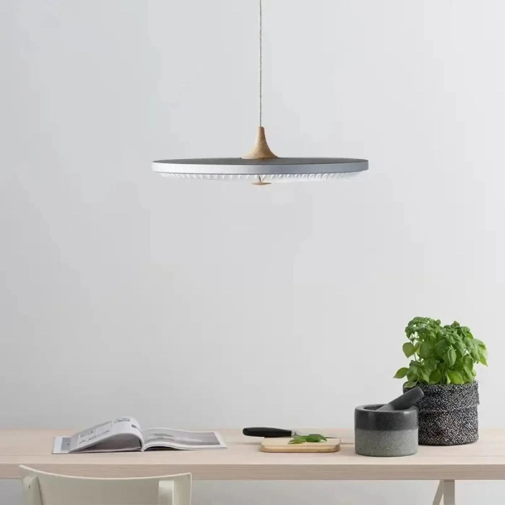Lustre Salon Plateau Papier Plisse Zen