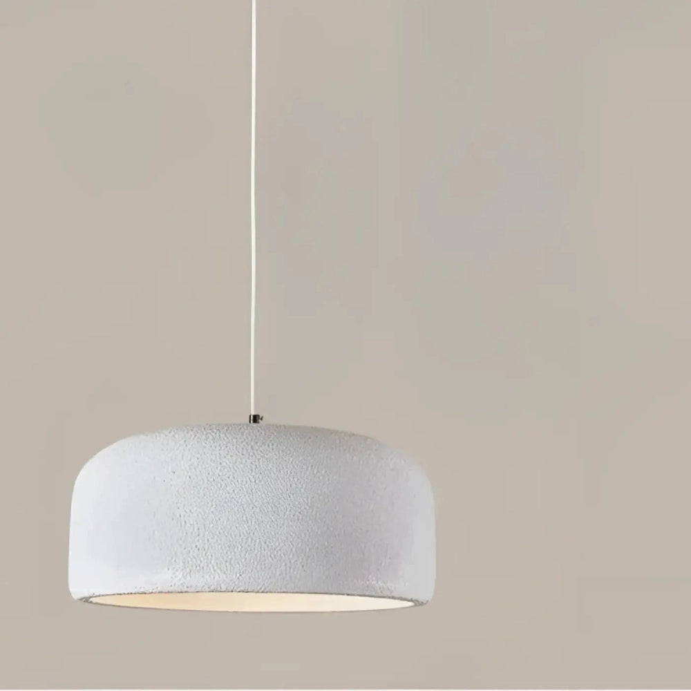 Lustre Suspension Resine Ivoire Granule Dome