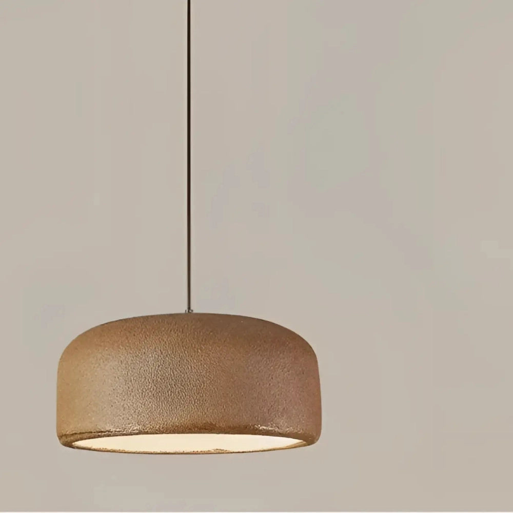 Lustre Suspension Resine Ivoire Granule Dome