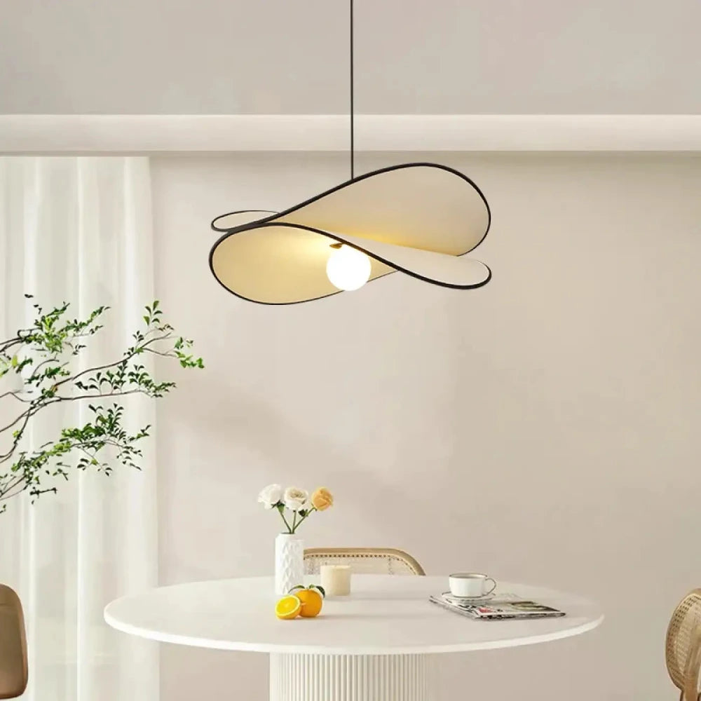 Lustre Tissu Organique Blanc Infini Design