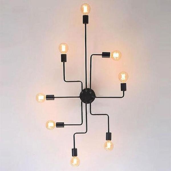 Plafonnier moderne grand noir